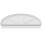 Ekena Millwork Elliptical 4 Spoke Architectural Grade PVC Combination Pediment, 52"W x 19-7/8"H x 2-3/4"P PEDPC052X200ELL04 - alternate 3